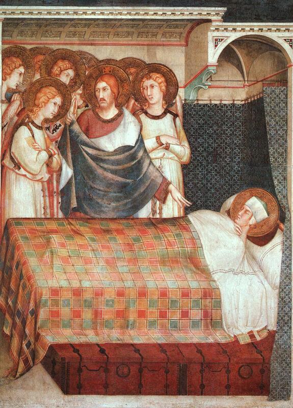 Simone Martini The Dream of St.Martin Germany oil painting art